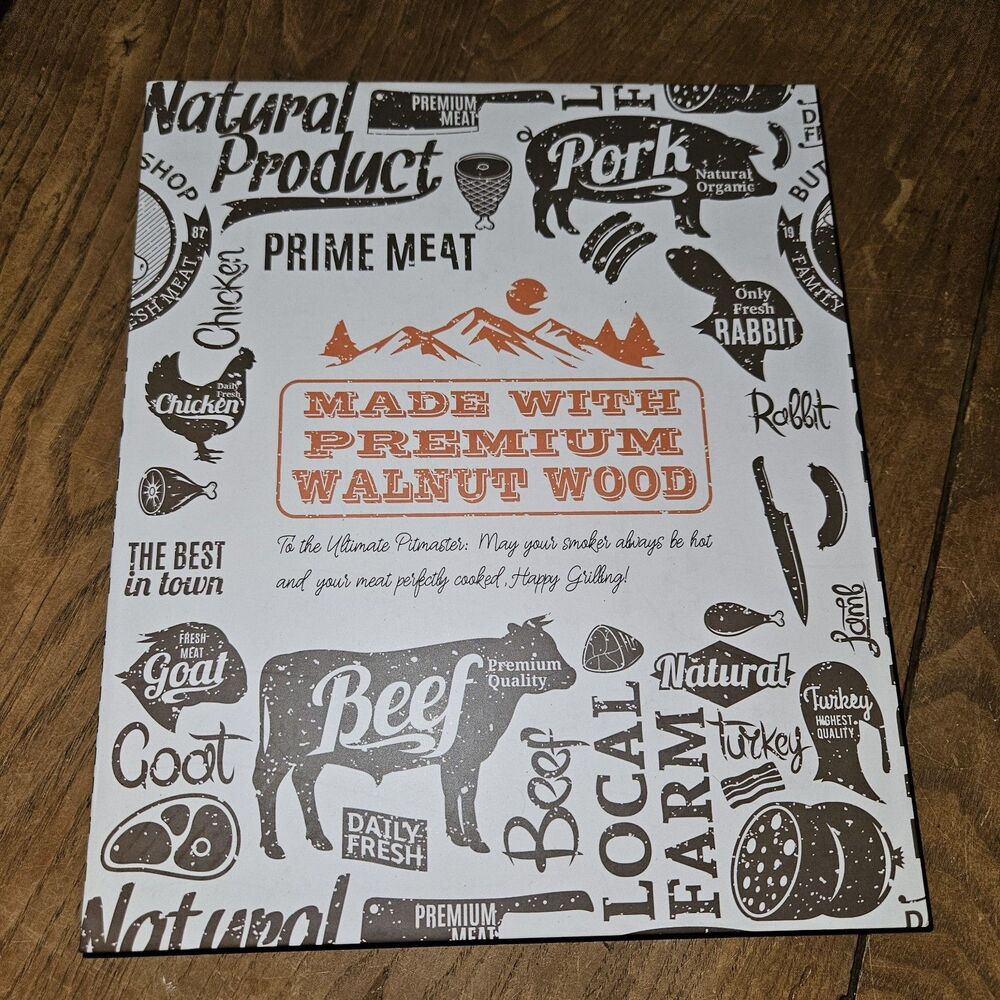 I Only Smoke The Good Stuff Walnut Wooden Smoker Sign 9" X 7" - Picture 4 of 4